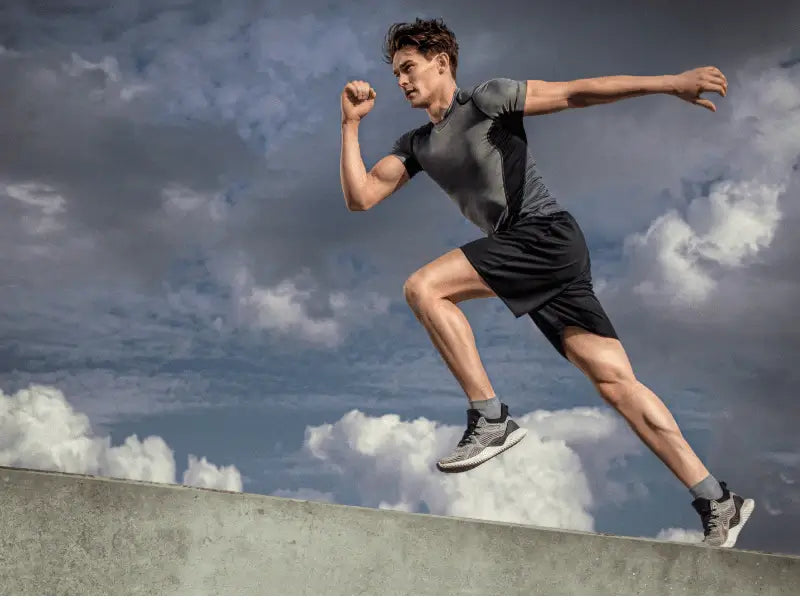 Courir avec Knitido TS Tornado chaussettes à orteils 