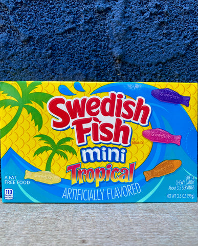 Swedish Fish Mini Tropical Candy Theatre Pack - 3.5oz