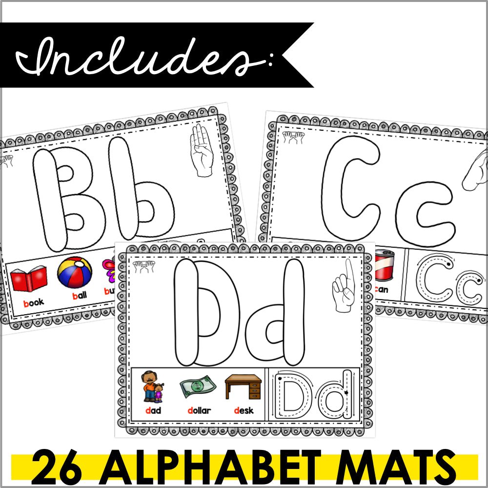 Bible Alphabet Playdough Mats – Thinking Kids Press