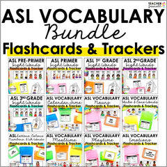 ASL Flashcards Bundle