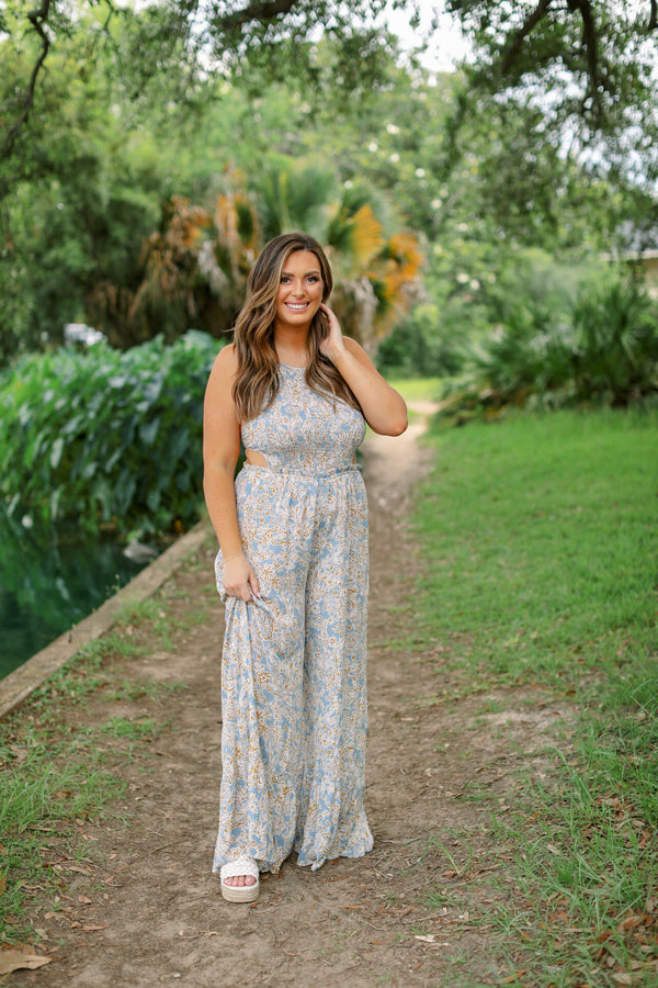 Rock It Baby Blue Athletic Romper