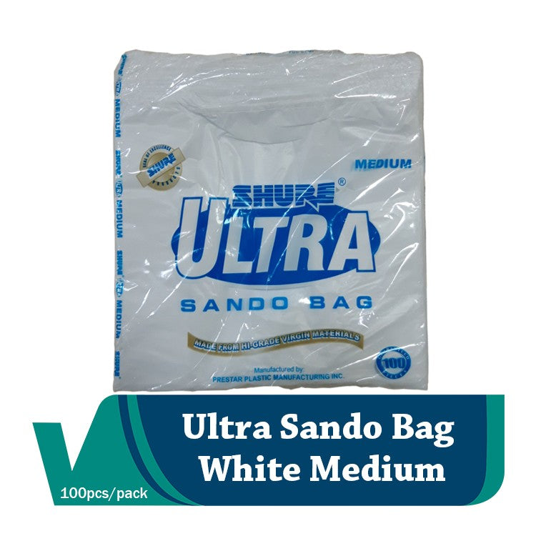 Sando White Plastic Bag XL x 50 Pcs - Level Five