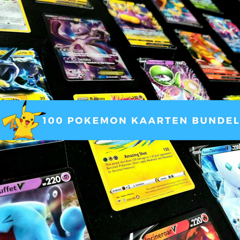 Voorzieningen munt vaak Pokemon Kaarten Bundel (100 stuks) – pokecenterNL
