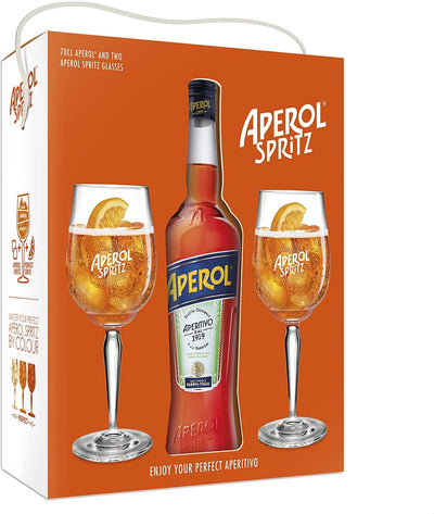 Aperol Spritz Duo Pack Includes Aperol 35cl and Cinzano Prosecco 37.5c –  Threshers