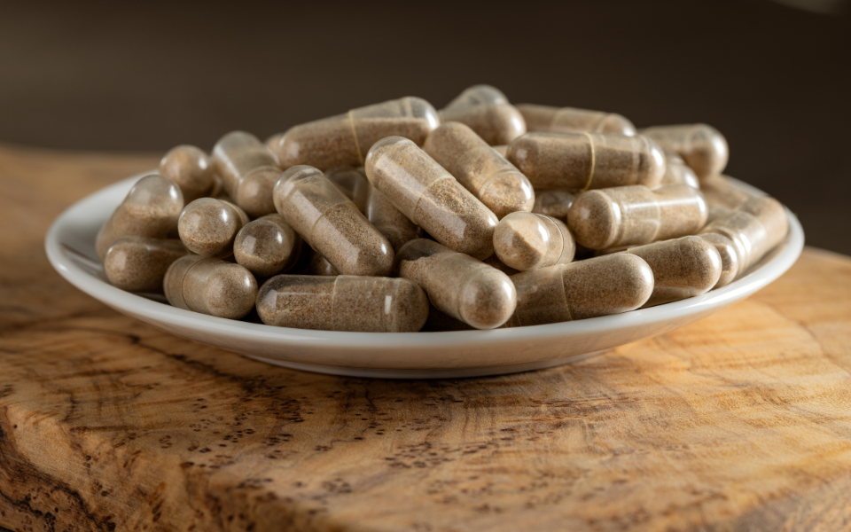 mushroom supplements in capsule form