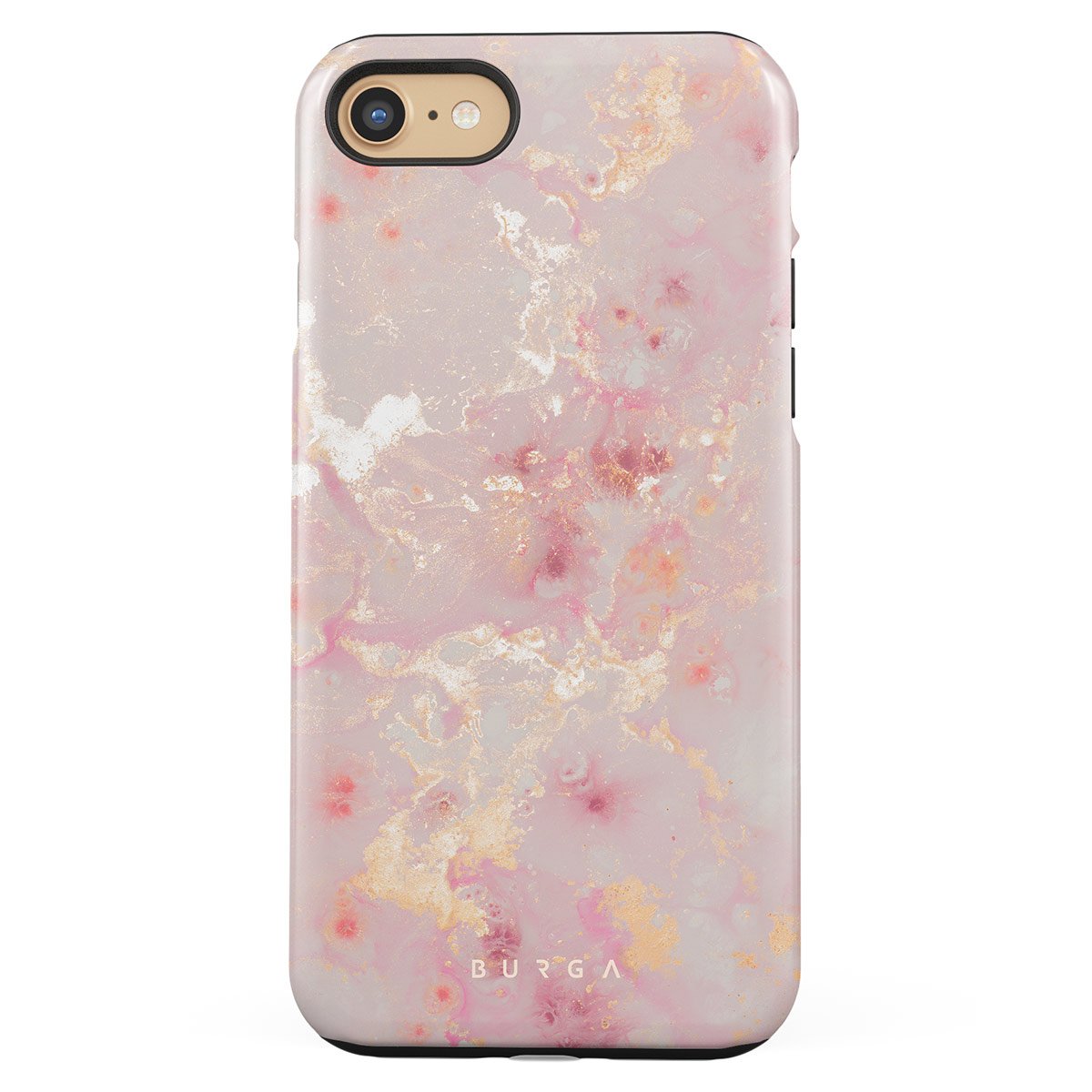 Golden Coral Pink Iphone Se Case Burga