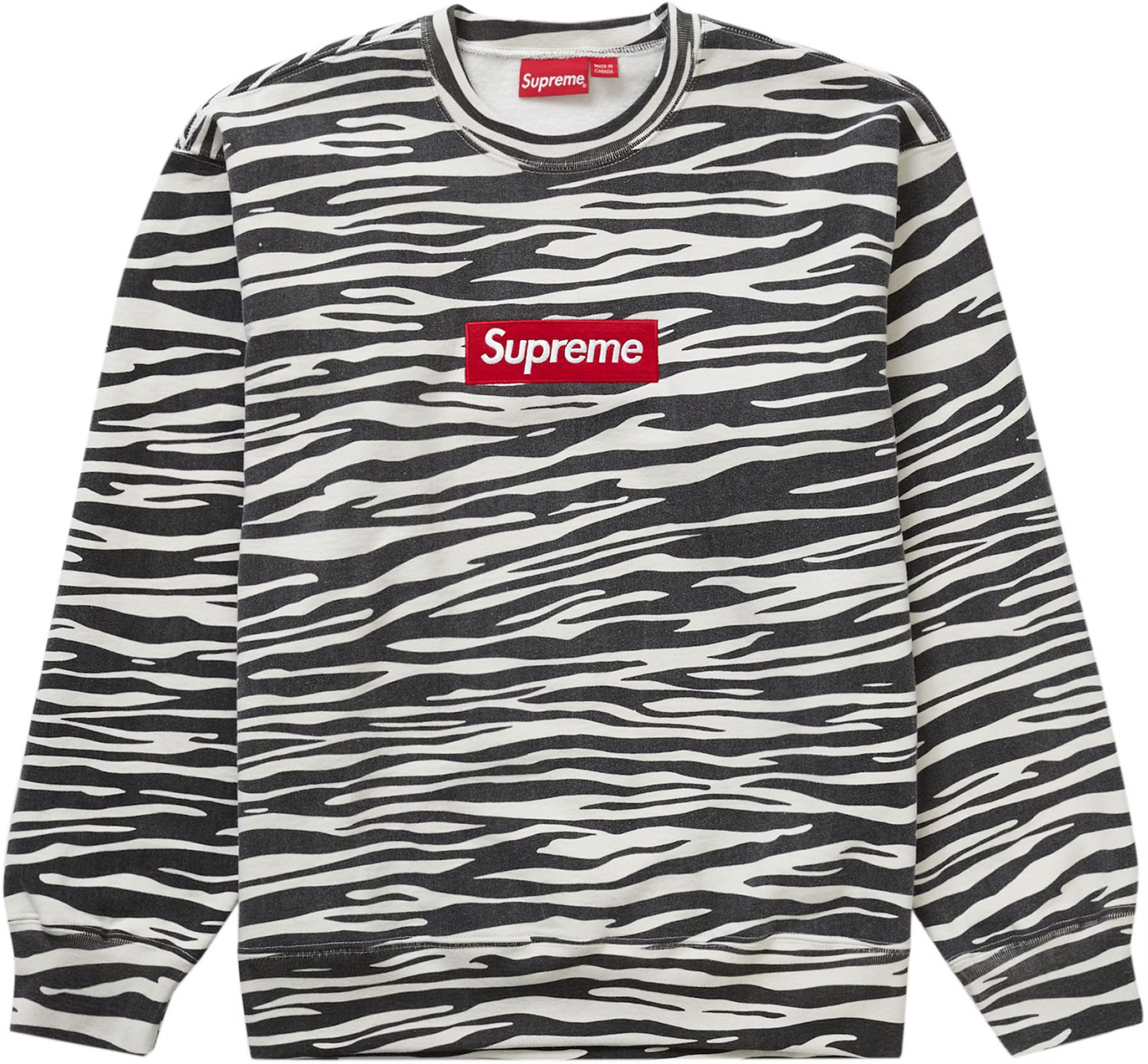 Supreme Box Logo Crewneck (FW22) Zebra – THE GARDEN