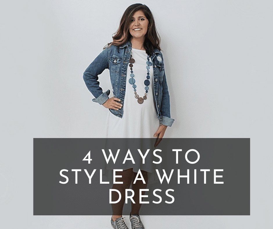 How to accessorize a white dress even in the cooler months – Sylca Designs