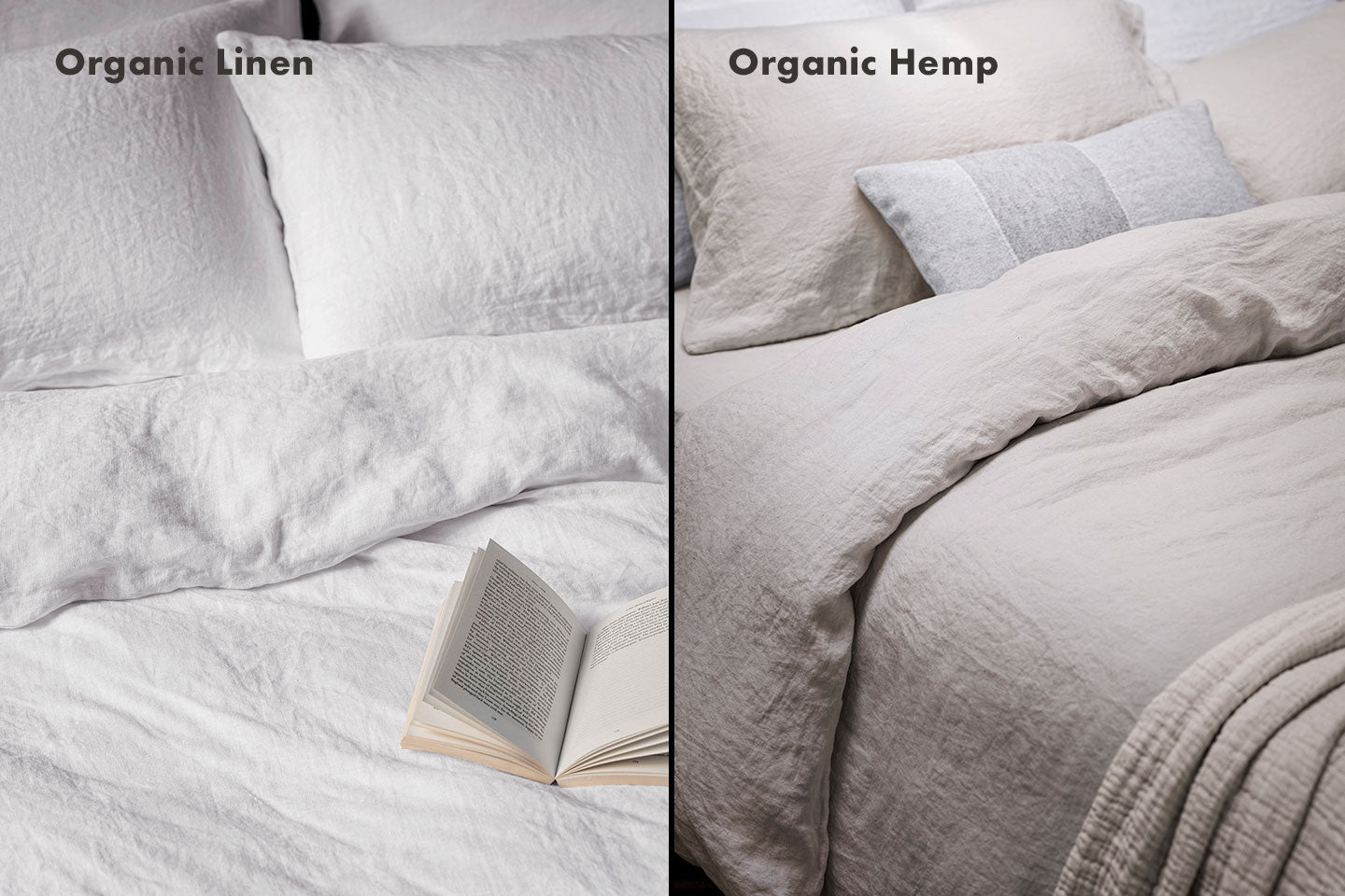 Organic Linen and Hemp Bed Linen