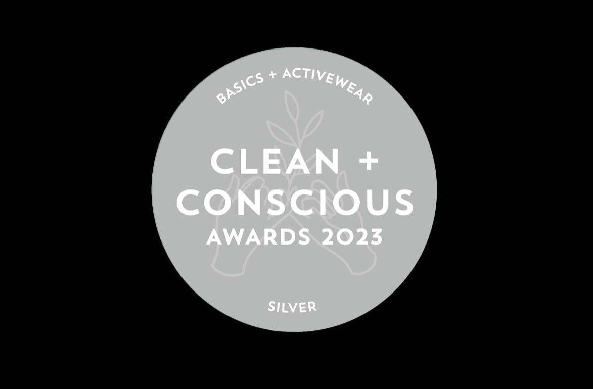 ú t o n  has won SILVER award in the Clean + Conscious Awards 2023