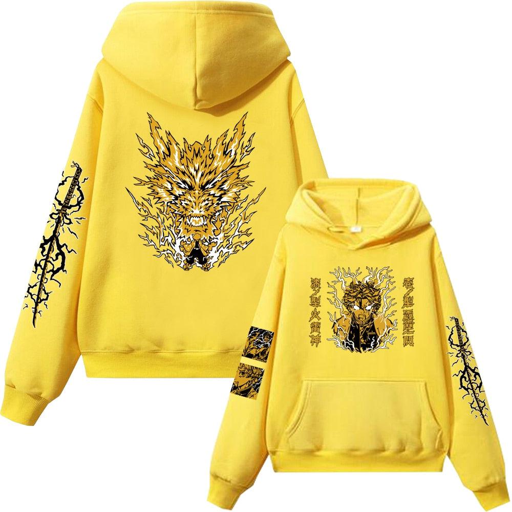 Demon Slayer Zenitsu Eightfold Hoodie – KUUMIKO