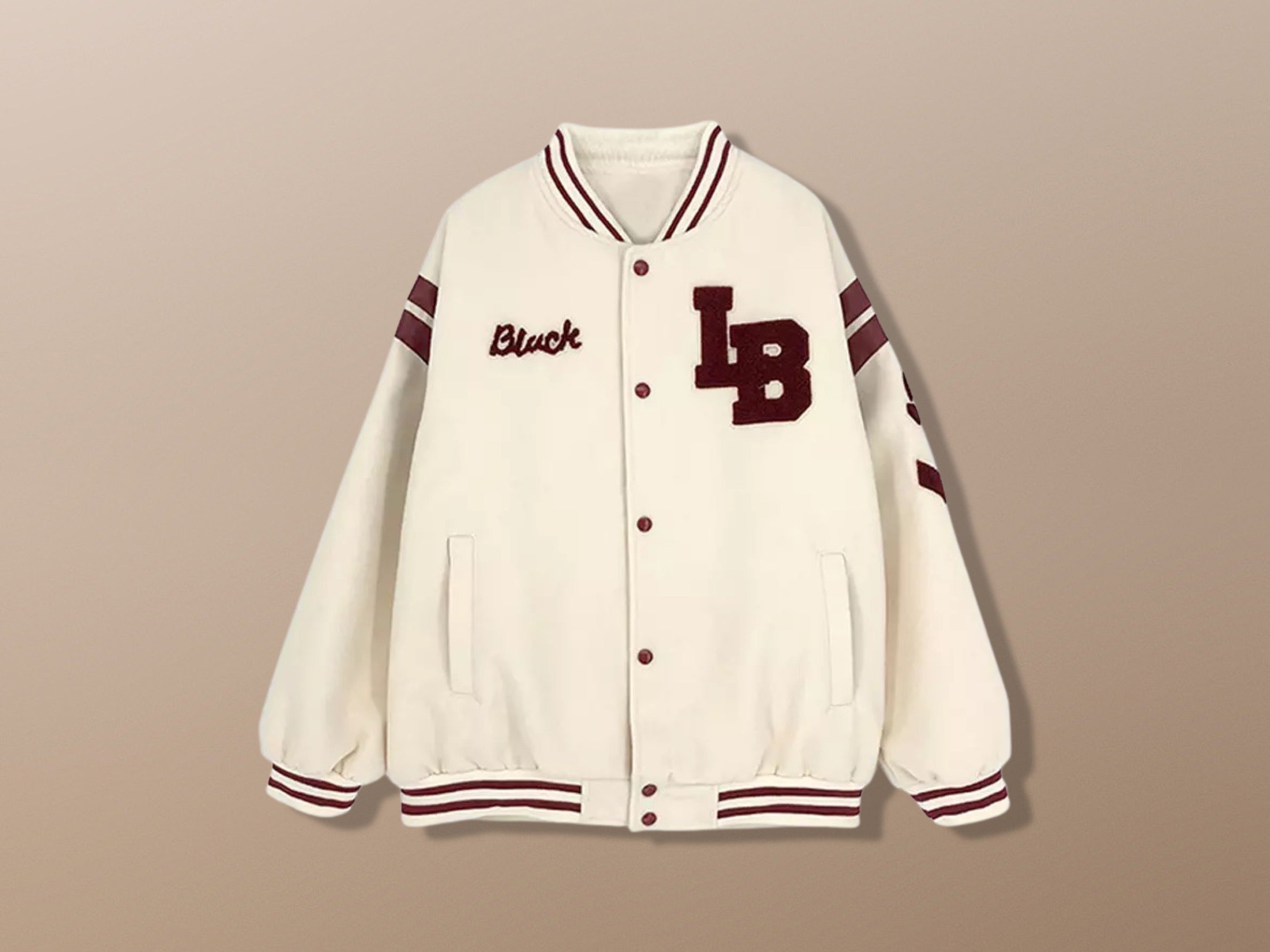 Yuji Itadori Women's Varsity College Jacket Baseball Bomber Jacket Vintage  Sweatshirt Casual Unisex Streetwear Coats (Pink White-XXL)