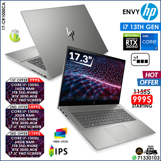 HP ENVY 16-h1023dx Laptop - 16 Touch, Intel i9, 16GB RAM, 1TB SSD, NVIDIA  GeForce RTX