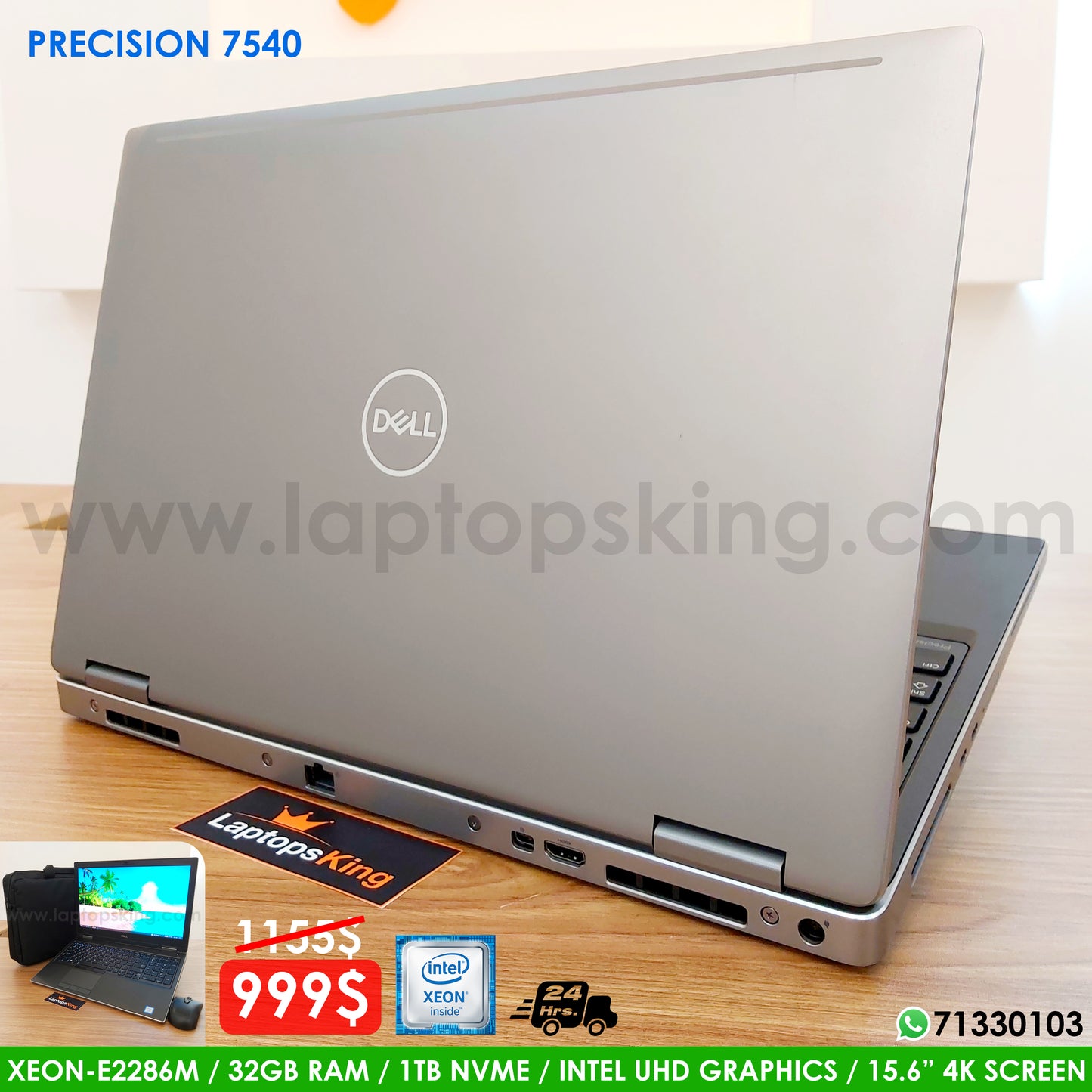 Dell Precision 7540: Nếu bạn đang tìm kiếm một chiếc laptop mạnh mẽ và đáp ứng được các nhu cầu công việc nặng nhọc, Dell Precision 7540 chắc chắn là sự lựa chọn hoàn hảo dành cho bạn. Đừng bỏ lỡ cơ hội xem hình ảnh về siêu phẩm này.