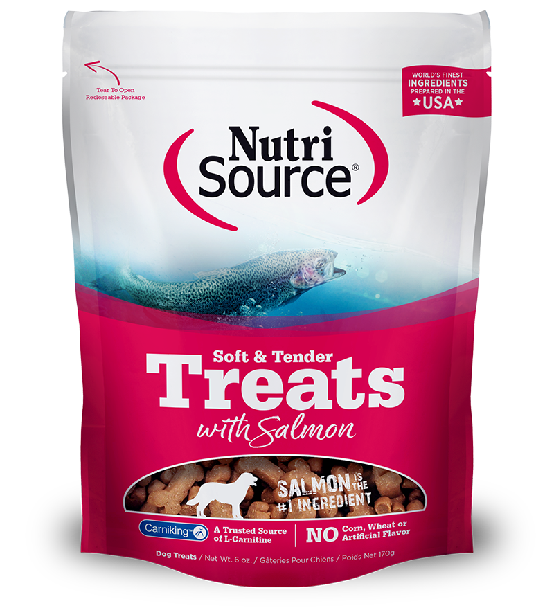 NutriSource Dog Treat Soft Tender Salmon