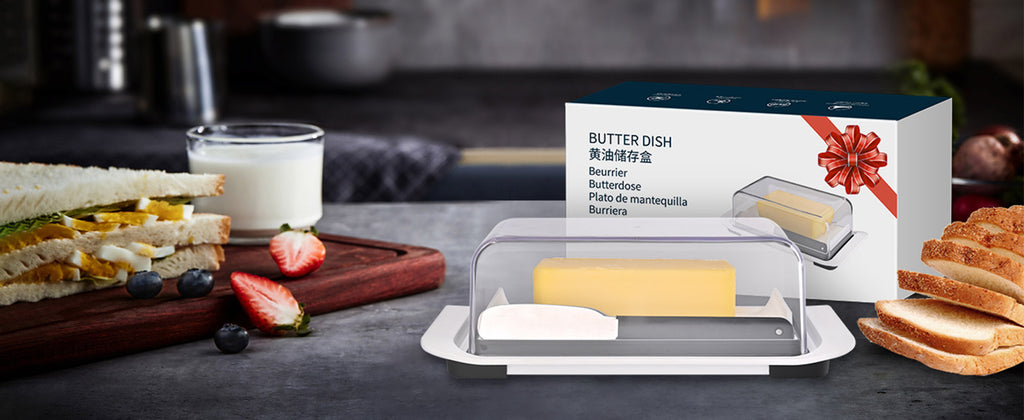 Kitchen Gadgets 2023 ! Butter Spreader and Butter Stick Holder Dish – 3 in  1 Kitchen Gadgets 