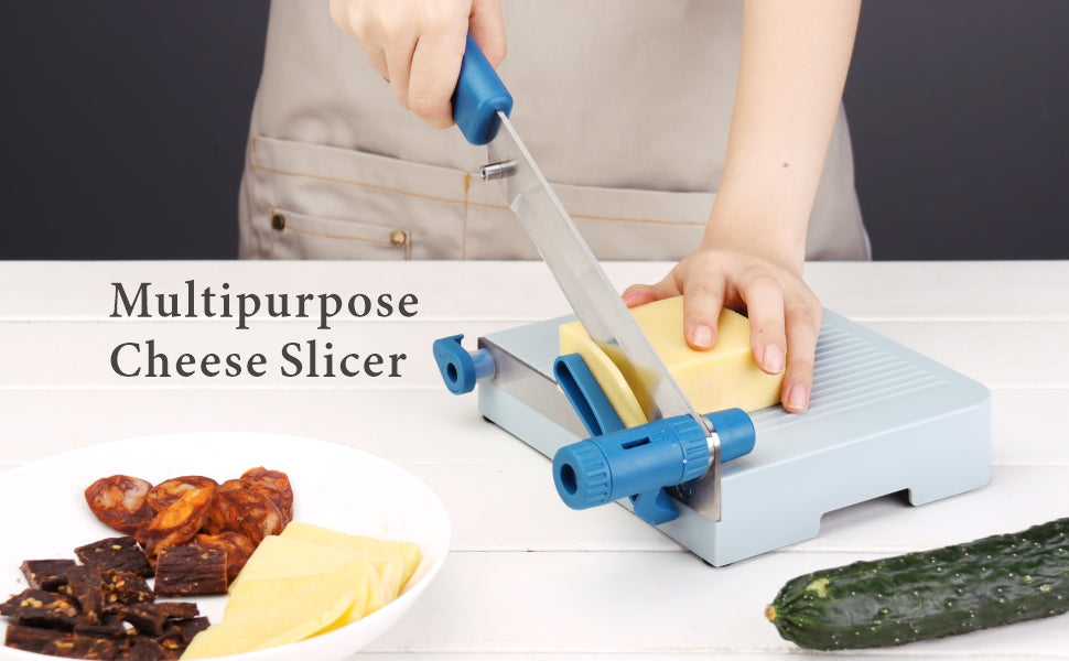 Multipurpose Cheese And Food Slicer With Adjustable Thickness Dial