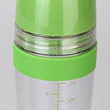 2 in 1 Salad Dressing Shaker With Citrus Juicer Salad Tool 250ml Green