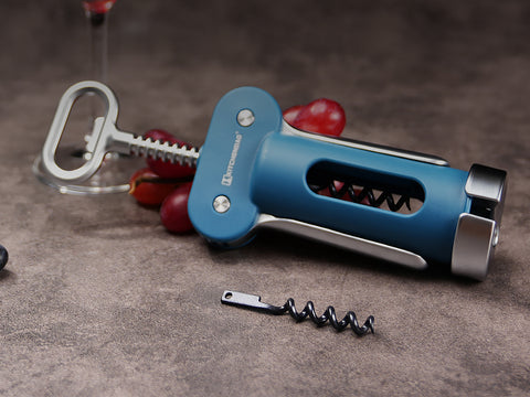 3 in 1 Wine Bottle Opener, Wing Corkscrew with Foil Cutter