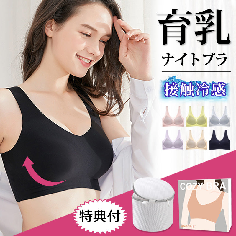 うのにもお得な ナイトブラ 育乳ブラ ブラジャー 育乳 ノンワイヤー ...