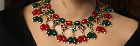 Vintage Afghan Necklace