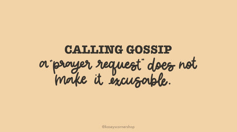 Calling Gossip, a graphic by Kasey's Corner Shop