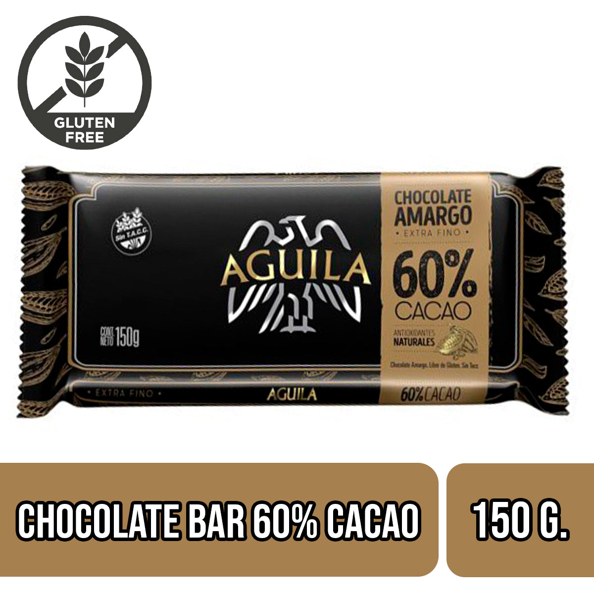 Aguila Chocolate - Chocolate Bar 60% Cacao – Austral Market