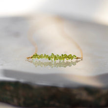 Load image into Gallery viewer, Raw Natural Peridot Necklace | August Birthstone
