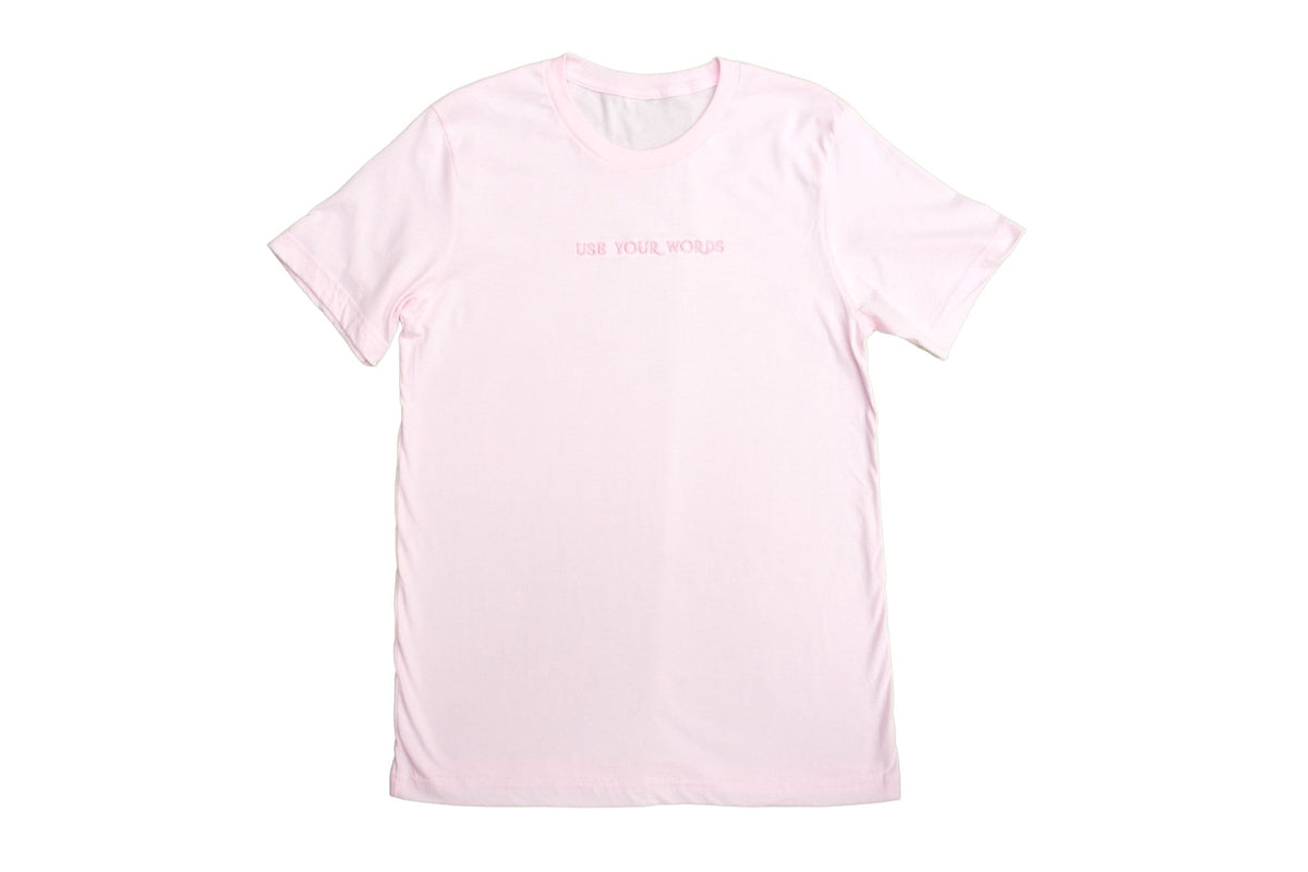 Use Your Words Tee - PINK – Card Wear