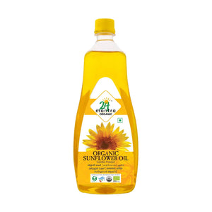 24 Mantra Cold Pressed Sunflower Oil - 1 LTR - Fresh Central Grocery