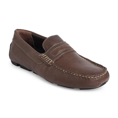 Moccasin EM-01 Men Brown Dress Casual Shoes