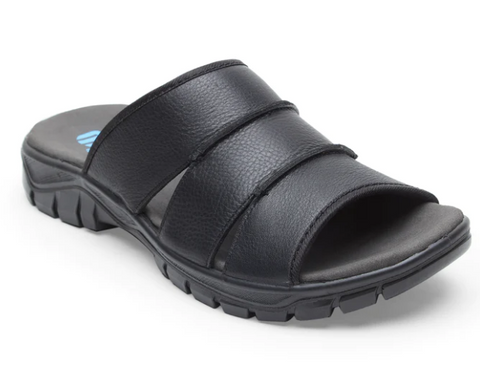 Spring Field ES-01 Men Black Slippers