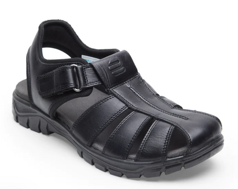 Spring Field ES-02 Men Black Sandals