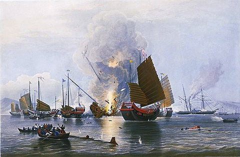 the Second Battle of Chuenpi, 7 January 1841