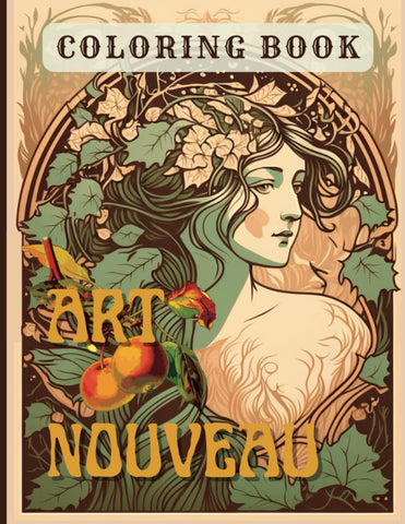 Art Nouveau Coloring Book