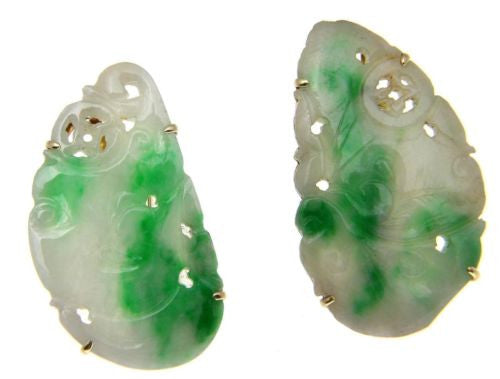 genuine jade earrings