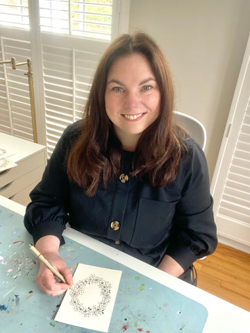Allison Costlow Connecticut, New York City and Westchester Calligrapher & Engraver Drawing Allison Costlow The Poppy Pen