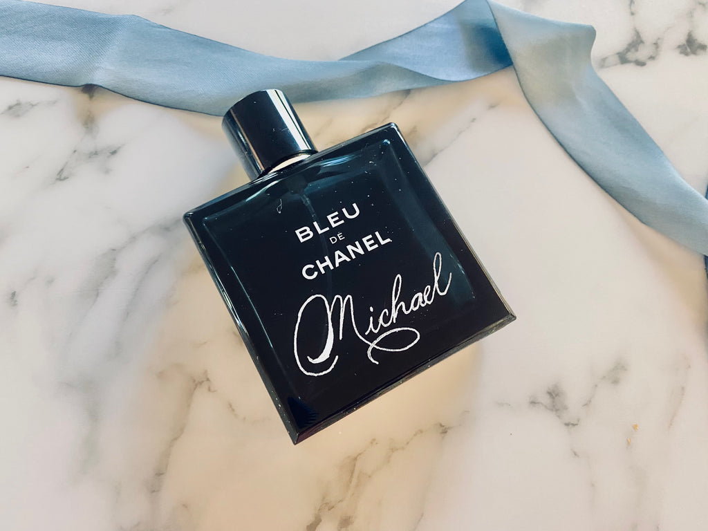 Allison Costlow Connecticut, New York City and Westchester Calligrapher & Engraver hand engraved fragrance chanel