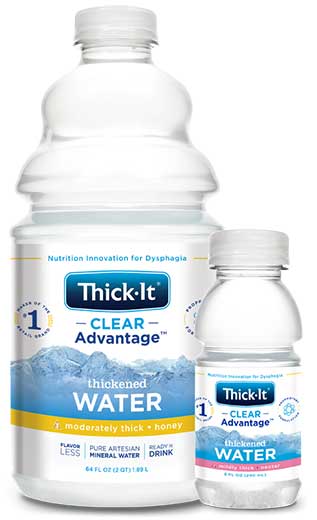 Thick-It Clear Advantage Honey Consistency Thickened Water 48 oz. Bottle / Case of 4