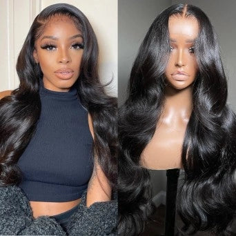 Body Wave 13x4 Transparent Lace Frontal Brazilian Human Hair Wig