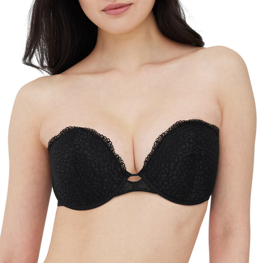 Faith Moulded Plunge Bra - 10666 - Noir