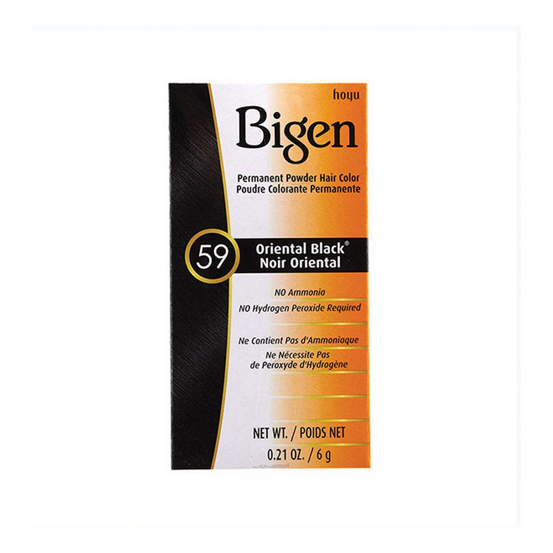 Permanent Dye Bigen Nº 59 Oriental Black Powdered (6 g)