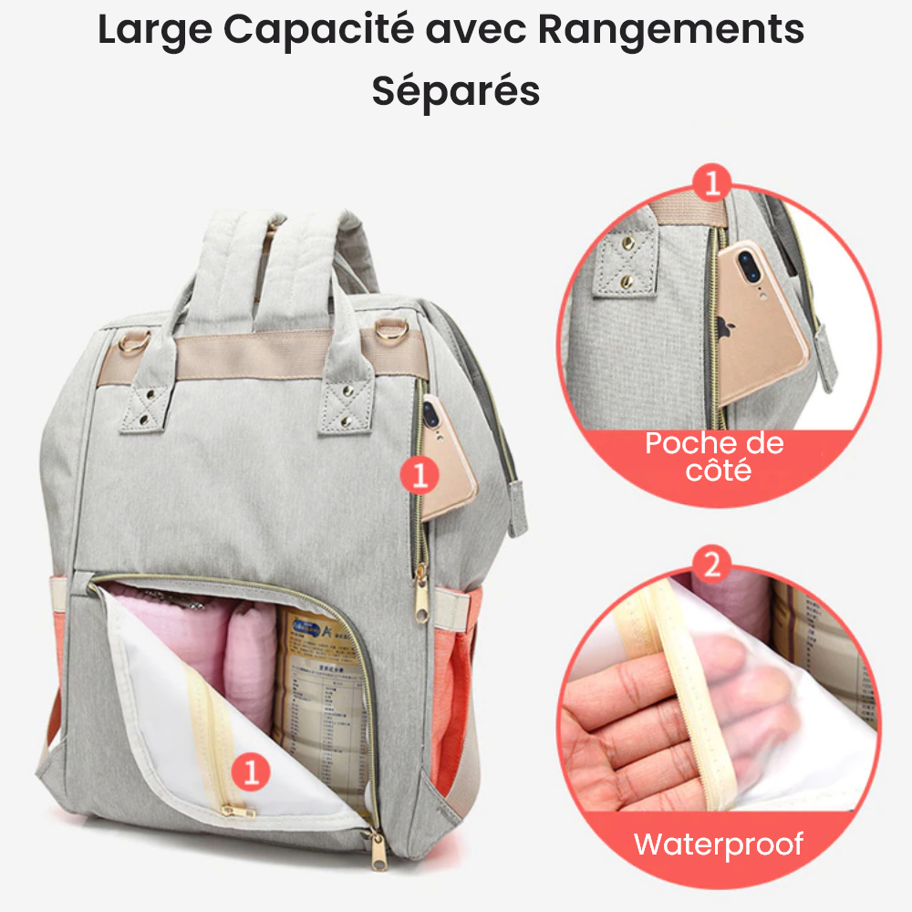 Sac à dos à langer  RêveBébéNomade™ – revemignon