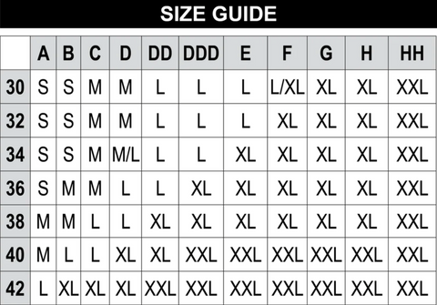 My Perfect Pair Size Chart