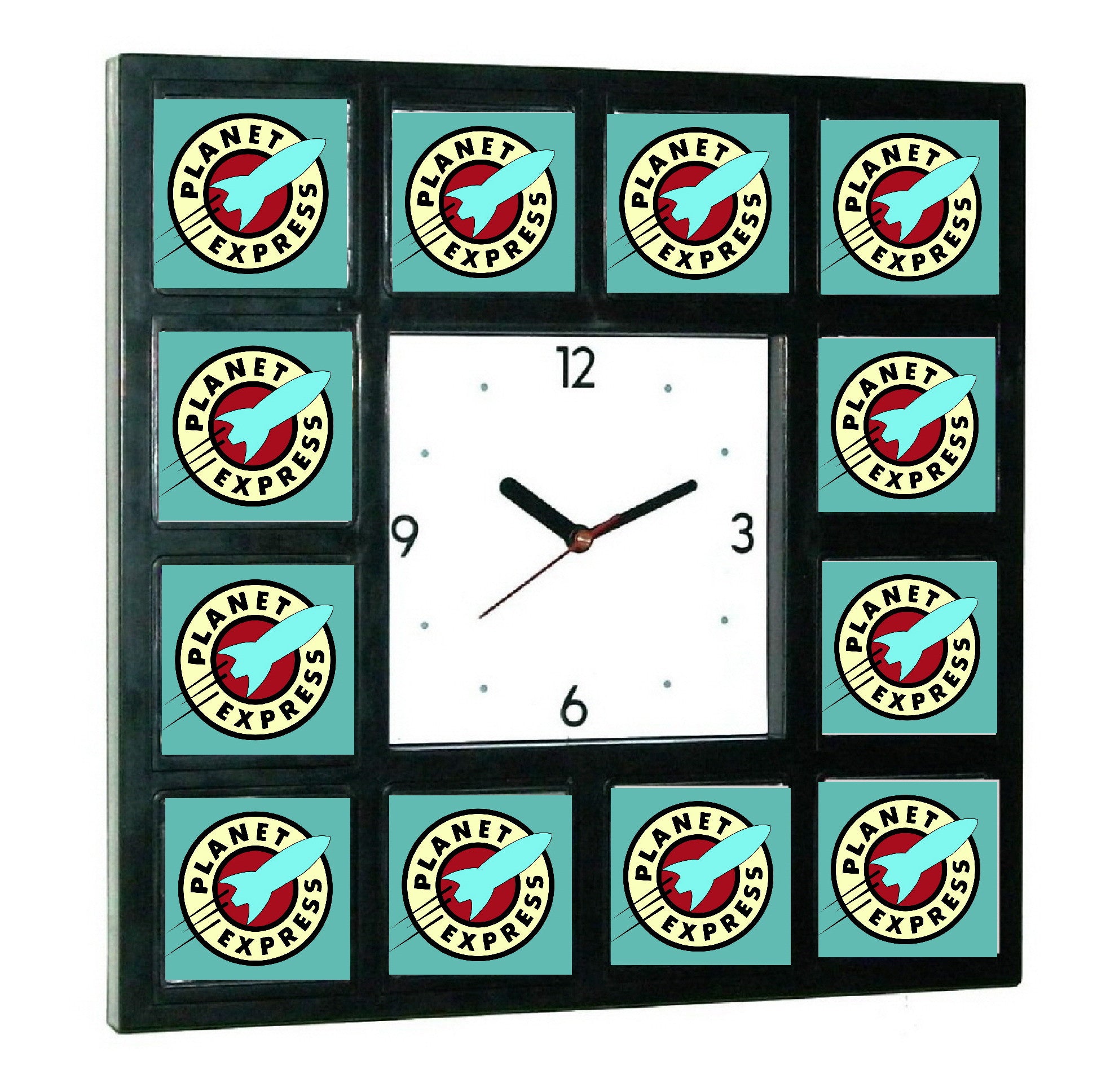 Futurama Planet Express headquarters big square clock – Final Score Products