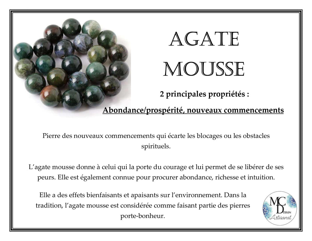 Agate mousse
