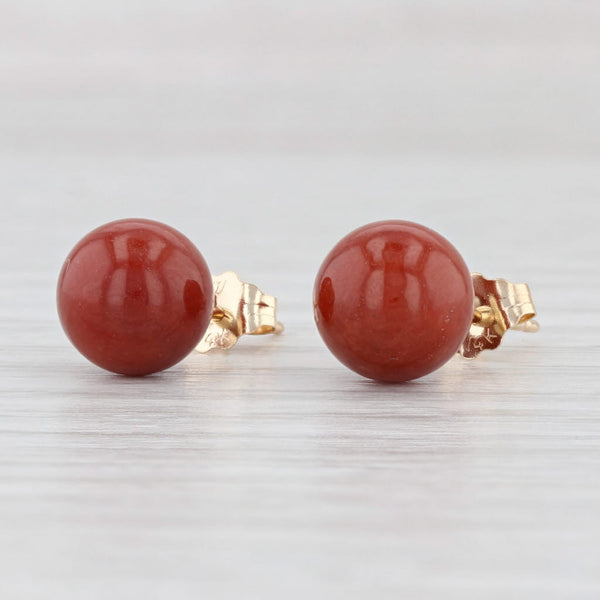 Faux Coral Crown Earrings - Large Oval – Dames a la Mode