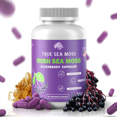 best sea moss capsules with elderberry extract