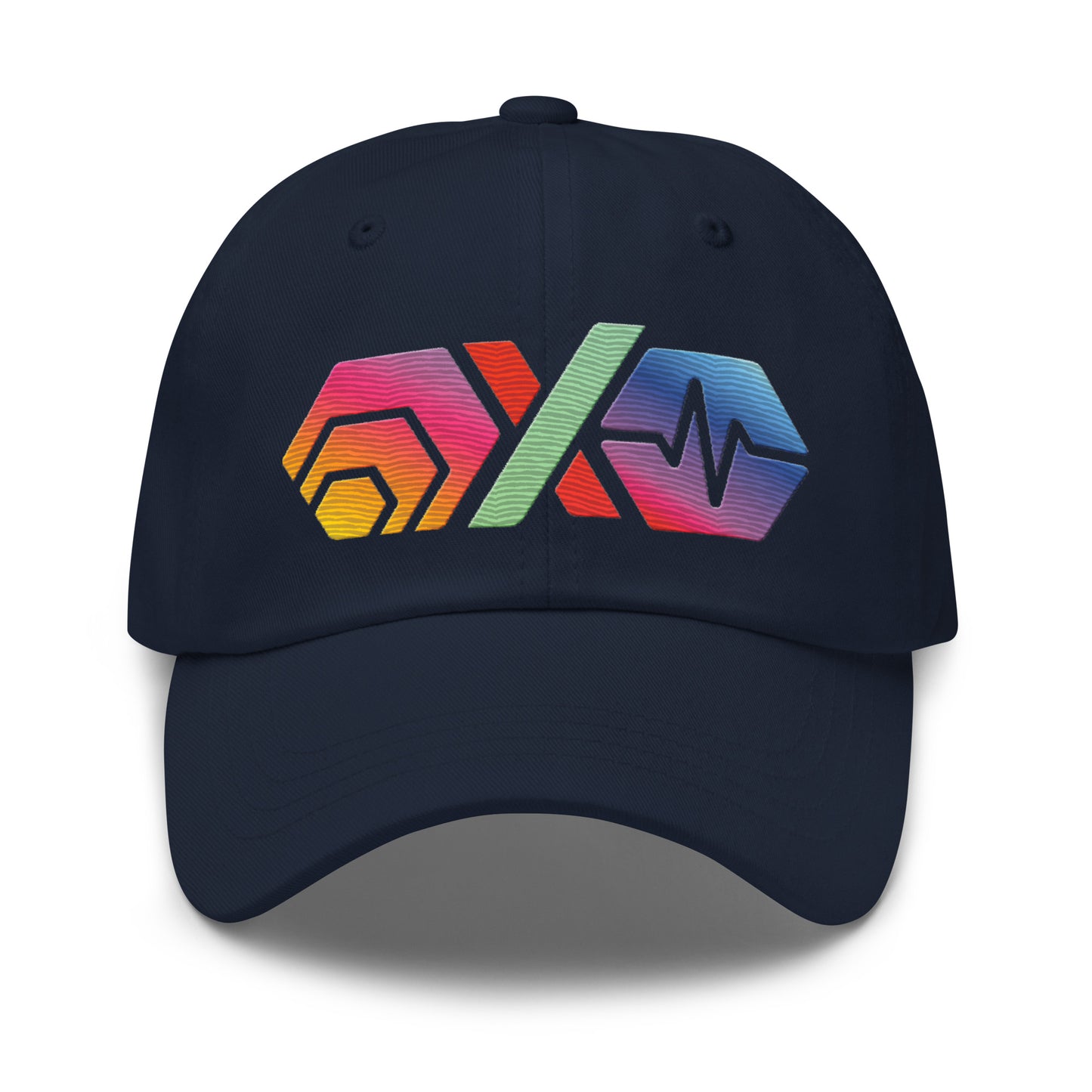HEX PulseX PulseChain Dad Hat (Gradient Embroidery) – Hexmerch.com