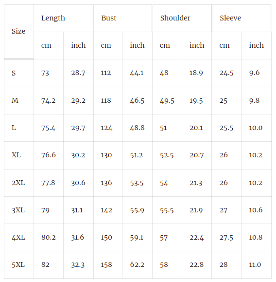 Size Guide– mamoic